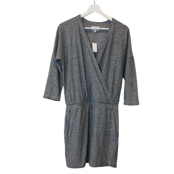 Lou & Grey Wrap Jersey Dress New - Picture 1 of 12